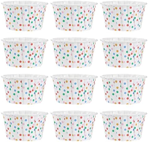 Copas de iogurte Sundae xícaras 100pcs de papel xícaras de sorvete de papel tigelas de sorvete de papel tigelas de