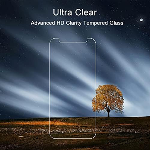Protetor de tela de vidro Ailun compatível para iPhone 11/xr, 6,1 polegadas 3 vidro temperado com temperos de embalagem