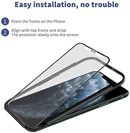 Protetor de tela fosco nambosi para iPhone 11 Pro/X/Xs Anti -Impressão Domerial e Vidro Merolar