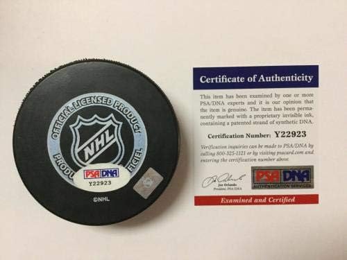 Kirk Muller assinou 1992/93 Stanley Cup Canadiens Hockey Puck PSA/DNA COA A - Pucks NHL autografados