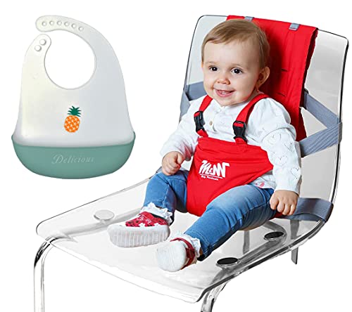 Matthew & Marie Portable Baby Chair Segume Seat Arness Chico de segurança para crianças e crianças pequenas - arnês infantil