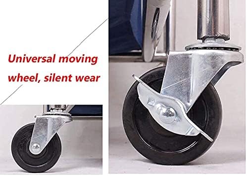 Omoons Movable Trolleys Removable Bags com carrinho de carrinho de lavanderia de lavanderia com revestimento removível e