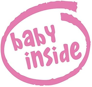 Bebê dentro do bebê a bordo do adesivo de decalque de vinil para o carrinho de pára -choques do caminhão de carro