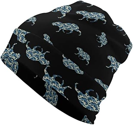 Não se preocupe, Capybara3 Unisex Beanie Hat Hat Skull Tap Pullover Cap para dormir Casual Um tamanho
