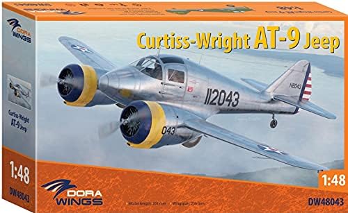 Dora asas 1/48 escala Curtiss-Wright AT-9-Kit de construção de modelos de plástico DW48043
