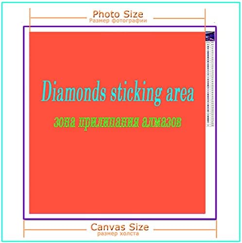 Kits de pintura de diamante adultos adultos kits de ponto cruz de diamante grande kits de ponto intermediário 5D DIY Iniciantes tinta