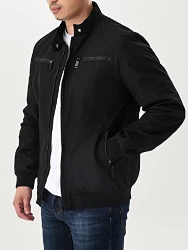 Jaquetas Pokene para Men Jackets Men Jackets de jaqueta sólidos para homens