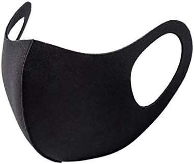 Máscara facial para adultos máscaras de pano preto máscaras laváveis ​​de face gelo algodão de seda 3 dobrador ajustável homem homem