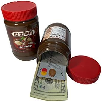 Fake Mut manteiga de amendoim Secret Secret Diversion Stash Cofres para esconder Cartões de crédito de jóias de dinheiro