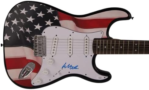 Colter Wall assinado autógrafo em tamanho real personalizado único 1/1 Fender Stratocaster GUITAR