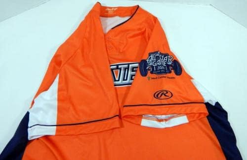 2020 Midwest League All Star Game Eastern Team #23 Jogo emitido Orange Jersey 57 - Jogo usou camisas da MLB usadas