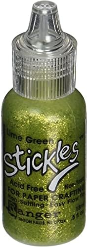 Ranger Stickles Glitter Glue 1/2 onça, verde limão
