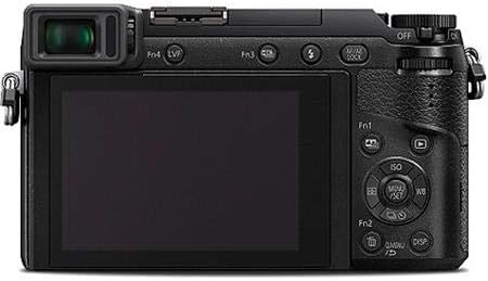 Câmera espelhada Lumix DMC-GX85 da Panasonic Lumix, preto, com lente de 12-32 mm e 45-150mm com bolsa, cartão SD de 32 GB, kit de filtro, bateria e acessórios extras