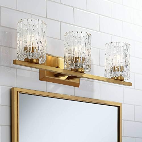 POSTINI EURO Design Icelight Modern Wall Mount Light Light Gold Gold Gold Hardwired 25 largura de 3 luzes de 3 luzes de