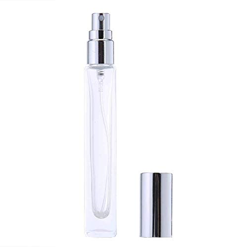Morningstar 12ml Reabilitável Perfume Silver Atomizer Travel Spray Garrane de vidro