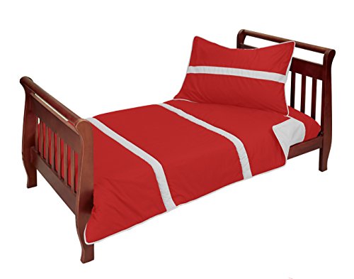 Baby Doll Bedding Stripe Solid 4 peças Conjunto de roupas de cama, cinza/branco