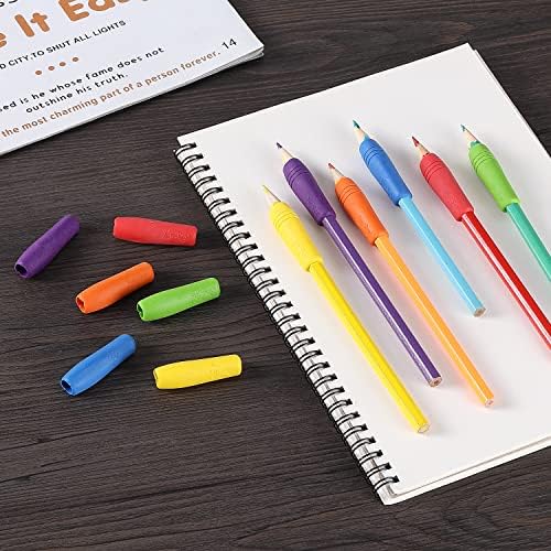 Sr. Penisk Grips, 12 pacote, colorido, punhos a lápis para adultos, porta-lápis para crianças, garra de lápis, garras de lápis