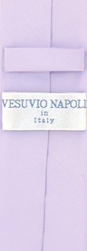 Vesuvio Napoli lavanda roxa magra 2,5 Lenço de gravata