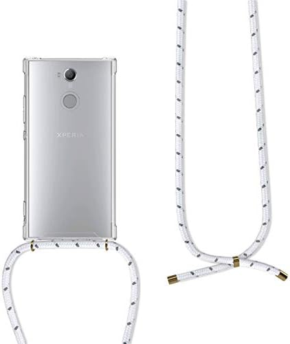 Caixa crossbody kwmobile compatível com a capa Sony Xperia Xa2 - tampa do telefone transparente com tpu com alça