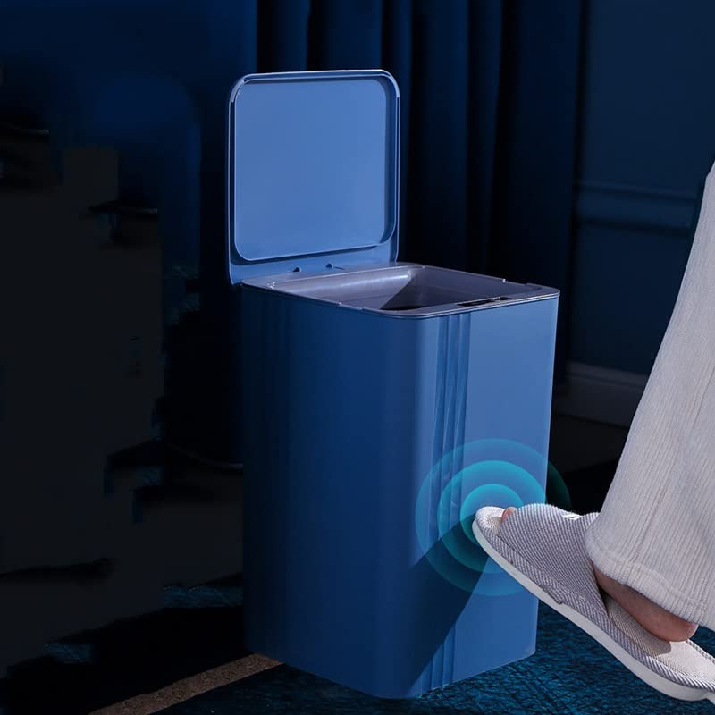 Lixo de sensor N/A Lixo de banheiro de banheiro de grande capacidade Lixo da lata de cozinha Bin de indução automática com tampa