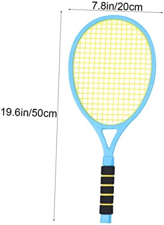 Inoomp 1 Set Kids Presente Conjunto de Badminton raquetes para crianças RAGETE DE TENNIS DE CRIANÇAS Conjunto 2 em 1 Fitness