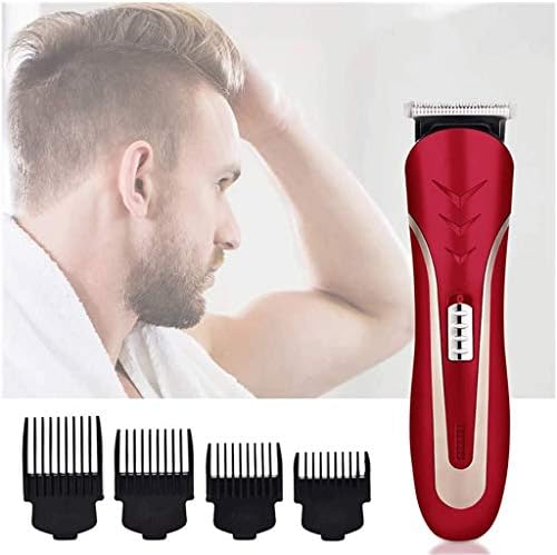 Whjyo Professional Electric Men's Hair Clipper, Kit de pente de aparador de barbear, homens e uso doméstico