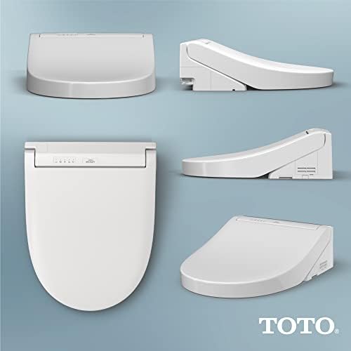 Toto SW308301 Washlet C5 Round Electronic Bidet banheiro, C5Round, algodão branco