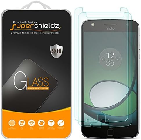 SuperShieldz projetado para o Moto Z Play e Moto Z Play Droid Droid Tempered Screen Protector, Anti Scratch, Bubble Free