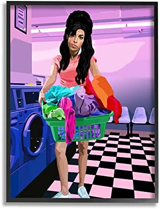 Stuell Industries Vivid Winehouse Laundry Laundromat Piso quadriculado, design de Lynnda Rakos