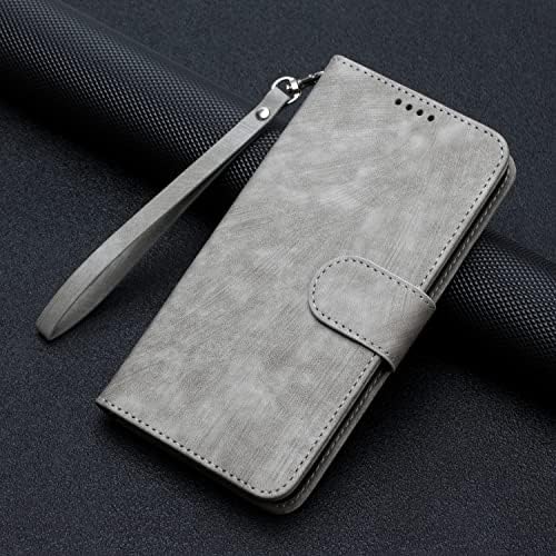 Caixa de carteira de flip -flip de telefone Kydco Compatível com estojo de carteira Vivo Y72 5G/IQOO Z3, capa de proteção de fólio de fólio de couro macio PU