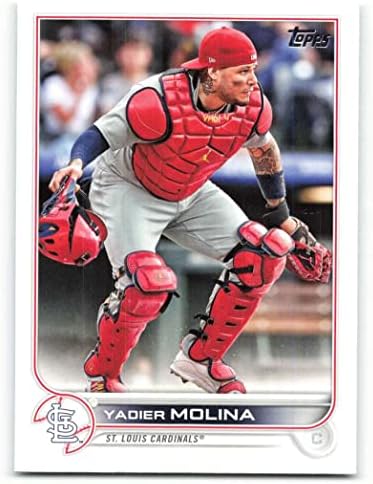 2022 Topps #205 Yadier Molina St. Louis Cardinals Series 1 MLB Baseball Trading Card