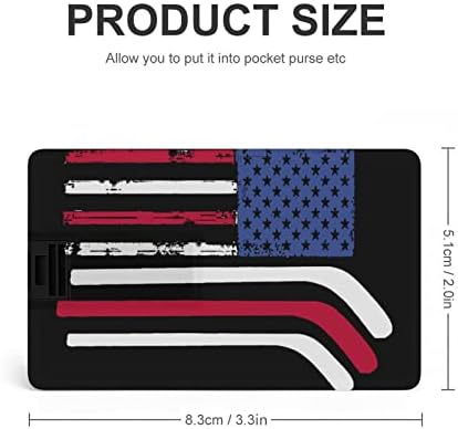 American Flag Made With Hockey Sticks Drive USB 2.0 32g e 64g Portable Memory Stick Card para PC/laptop