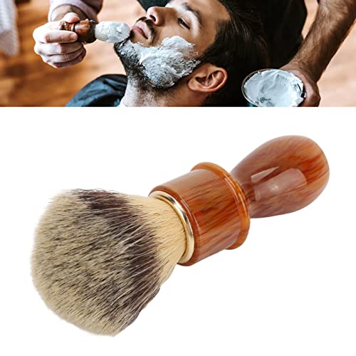 Pincel de barbear para homens salão de cabeleireiro resina ergonômica manusear cabelo macio pincel de barbear rosto de cuidar