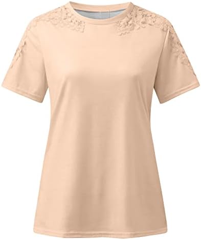 Mulheres de renda floral tops hollow off ombro t camisetas casuais pullover solto camiseta camiseta de gata -decela de verão