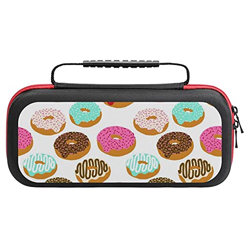 Caixa de transporte de donutes doces para Nintendo Switch Protetive portátil bolsa dura bolsa de viagem