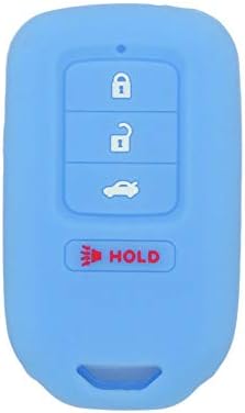 Segaden Silicone Capa Protetor Caso Sket Jacket Compatível com Honda 3+1 Botão Hold 4 Botões Smart Remote Remote FOB