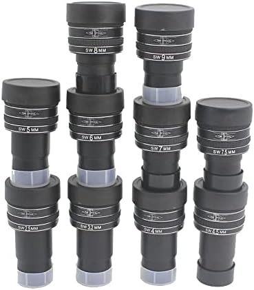 Kit de Acessórios para Microscópio para Adultos Planetary Eyepieces 2.5/3.2/4/4,5/5/6/7/7,5/8/9 mm de comprimento Laboratório Consumíveis