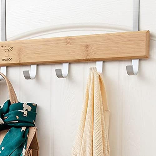 Bienka sobre o gancho de porta útil sobre os ganchos de porta multifuncional pendurada rack rack de madeira cabide
