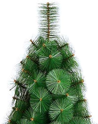 Topyl 7,8 pés de árvore de Natal artificial decoração de férias, árvore de natal articulada premium com suporte de metal dobrável,