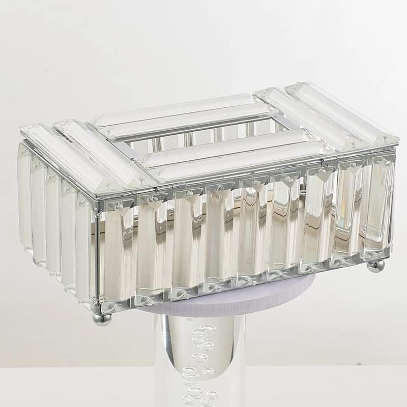 Genigw Crystal Luxury Design Tootom Box Holder Crystal Cube Distribuidor de guardana