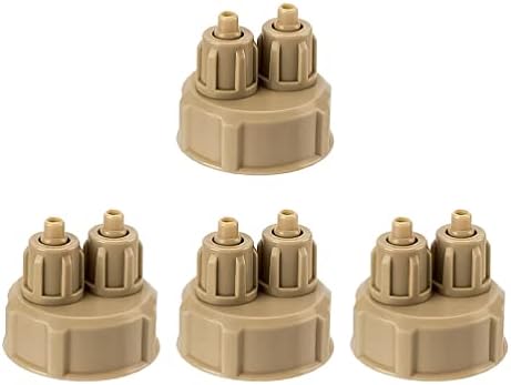 Acessórios para aquário IPETBOOM 8 PCs CO2 DIY Tampa de garrafa de garrafa rápida Tampa de garrafa de garrafa plástica Dióxido de carbono Parte do gerador de difusor de ar para os kits de peixe tanque de tanques de peixes