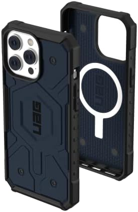 Urban Armour Gear UAG iPhone 14 Pro Max Case 6.7 Pathfinder Mallard - Compatível com capa protetora de Magsafe e 6,7 Pacote de protetor de tela de escudo de vidro temperado premium
