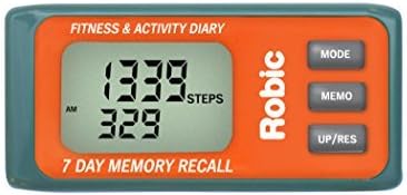 Rastreador de atividades pessoais robic com diário de memória de 7 dias