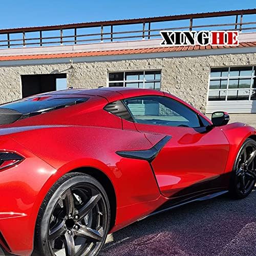 Xinghe para Chevy Corvette C8 2020-2023 Janela lateral traseira American Flag Decal