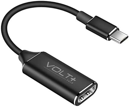 Trabalhos da Volt Plus Tech HDMI 4K Kit USB-C Compatível com o adaptador profissional Philips TAT556BK/97 com saída digital 2160p completa, 60Hz!