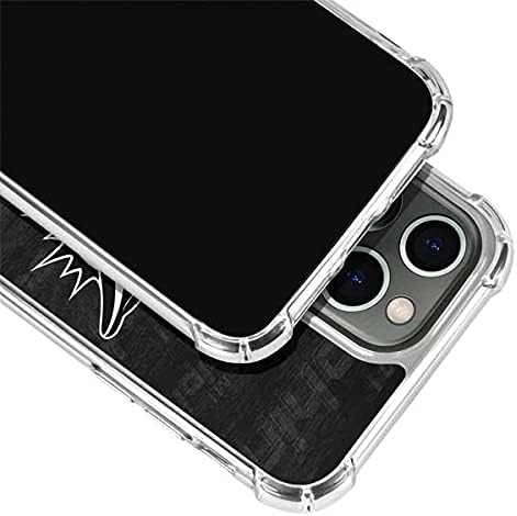 Skinit Clear Phone Case Compatível com o iPhone 13 Pro - NFL Miami Dolphins, oficialmente licenciado, design preto e branco