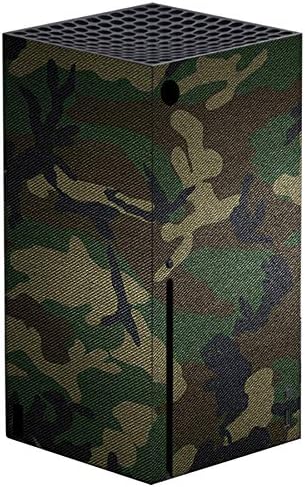 Playvital Exército Camuflagem Verde Camuflagem Custom Vinil Skins para Xbox Series X, adesivos de capa Decal