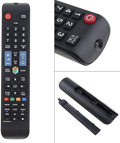 Controle remoto de substituição de origem para Samsung TV/Smart TV/HDTV, compatível com AA59-00581A AA59-00582A AA59-00594A