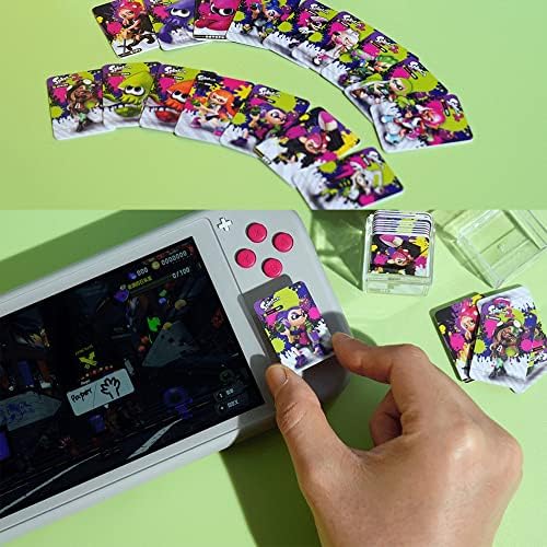 [Versão mais recente] 3 Pack Bank Card Tamanho Amiibo Cards Compatível com Splatoon 3 2 1