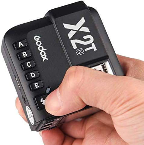 Gatilho flash sem fio GODOX X2T-N 2.4G TTL com receptor controlador 2x X1R-N para função Nikon, I-TTL, Smartphone Compatível Remoto,
